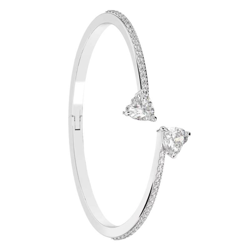 Bracelet Jonc Mesmera en Métal Rhodié & Oxydes de Zirconium, Longueur 16 cm - 5518814 - Swarovski