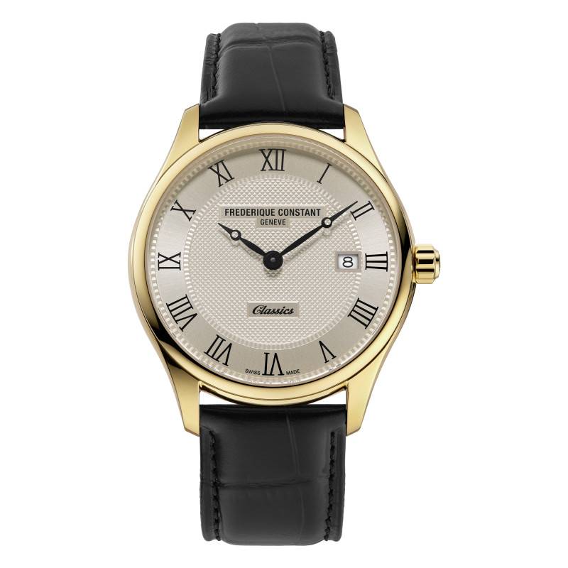 Montre Classics Slimline Midsize Date FC-220CR5B5 - Frédérique Constant