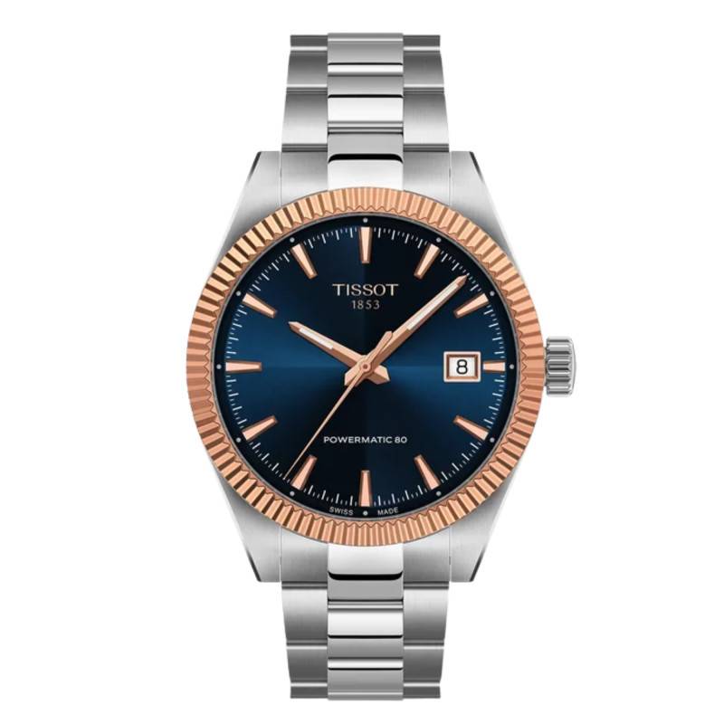 Gentleman Gold Bezel Watch T934.807.41.041.00 - Tissot