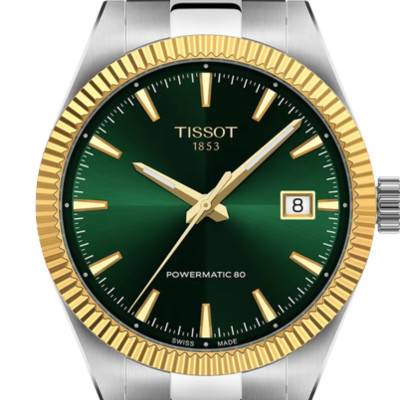 Montre Gentleman Gold Bezel T934.807.41.091.00 - Tissot