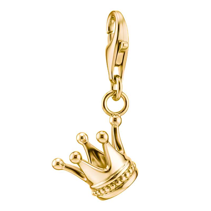 Pendentif Charm Couronne en Métal Doré -0887-M01-39 - Thomas Sabo