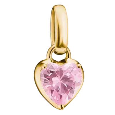 Pendentif Charm Pierre de Naissance Janvier & Métal Doré - Connect - CC1329-M01-9 - Thomas Sabo