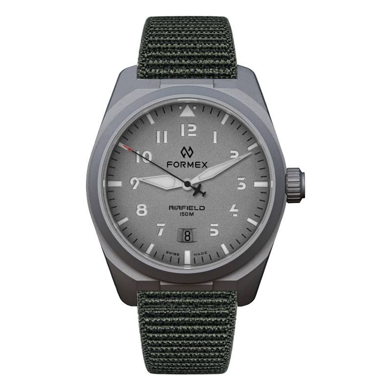 AirField Automatic Tarmac Grey 40 mm Watch 0661.1.6546 - Formex