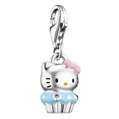 Pendentif Charm Hello Kitty Muffin en Plaqué Argent & Émail - 2256-M06-7 - Thomas Sabo