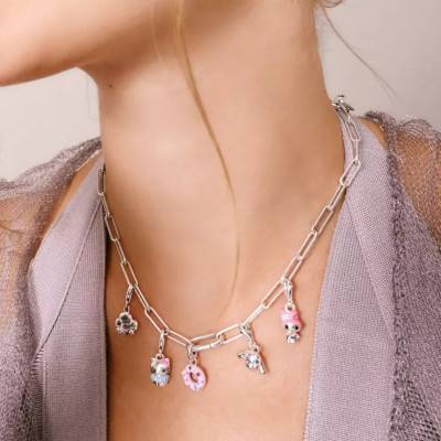 Pendentif Charm Hello Kitty My Melody en Plaqué Argent & Émail - 2254-M06-9 - Thomas Sabo