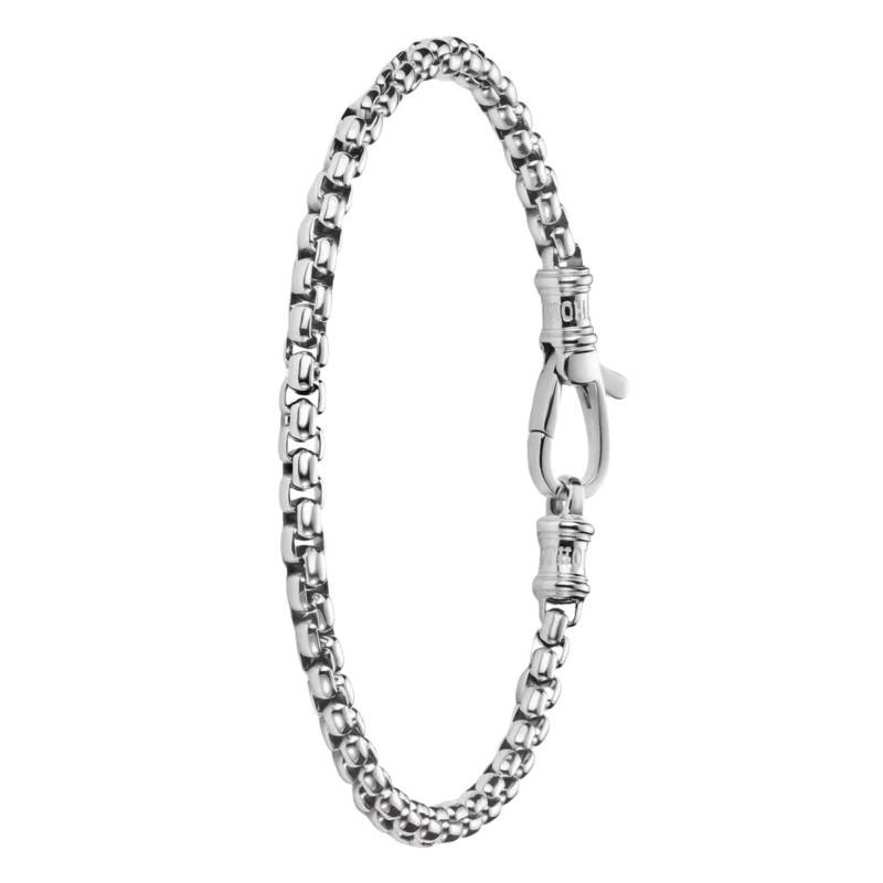 Rebel Steel Stainless Steel Box Chain Bracelet, 4,00 mm Thick, 16 cm, 18 cm, 20 cm or 22 cm - A2250-S01-53 - Thomas Sabo