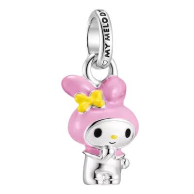 Hello Kitty My Melody Yellow Bow Silver-Plated and Enamel Charm Pendant - Connect - CC1371-M06-9 - Thomas Sabo