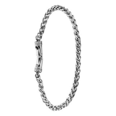 Bracelet Torsadé Rebel Steel en Acier Inoxydable, Longueur de 16 cm, 18 cm ou 20 cm - A2258-S01-53 - Thomas Sabo