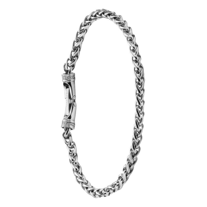Bracelet Torsadé Rebel Steel en Acier Inoxydable, Longueur de 16 cm, 18 cm ou 20 cm - A2258-S01-53 - Thomas Sabo