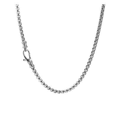 Rebel Steel Stainless Steel Box Chain 53 cm or 60 cm - KE2399-S01-53 - Thomas Sabo