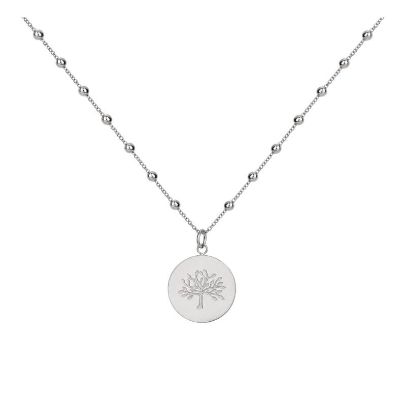 Collier Arbre de Vie en Acier, Longueur 50 cm Ajustable - Artemis