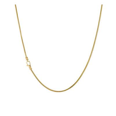 Rebel Steel Gold-Tone Stainless Steel Snake Chain, 55 cm - KE2401-S02-39-L55 - Thomas Sabo