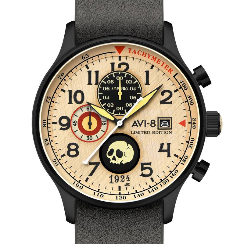 Montre Hawker Hurricane Classic Chronograph 1924US MR Skelly