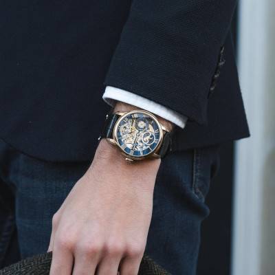 Montre Longitude Tuxedo Black ES-8006-07 - Thomas Earnshaw