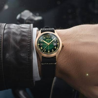Montre Flyboy Eagle Squadron Automatic Bronze 85Th Limited Edition Coltishall AV-4145-03 - Avi-8