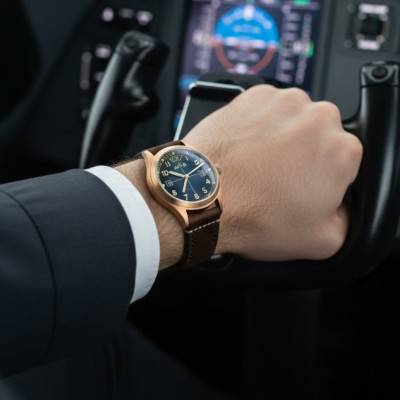Watch Flyboy Eagle Squadron Automatic Bronze 85th Limited Edition Southend AV-4145-02 - Avi-8