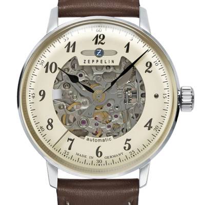 LZ129 Hin Auto Skeleton Watch Z-8068-5 - Zeppelin