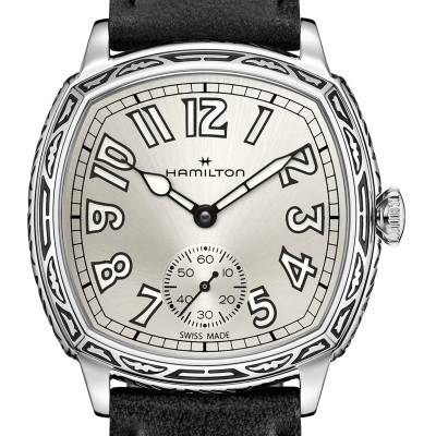 Montre American Classic Cushion Mechanical Engraved 34mm H36149710 - Hamilton