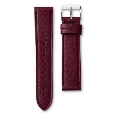 Bracelet de Montre Cuir Bordeaux Grainé - Gustave & Cie