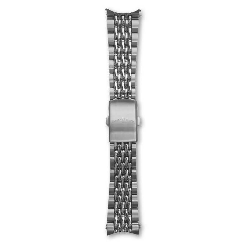 Bracelet de Montre Acier Grain de Riz - Gustave & Cie