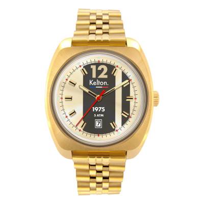 Montre RC 1975 Noir Or 9127442 - Kelton