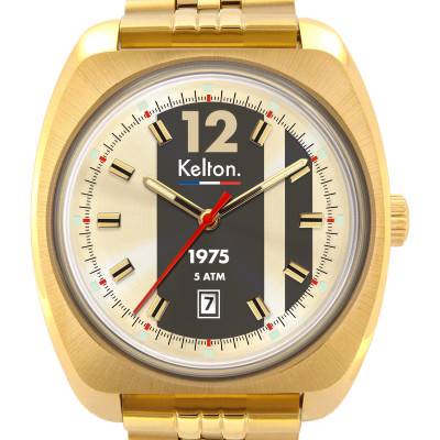 Montre RC 1975 Noir Or 9127442 - Kelton