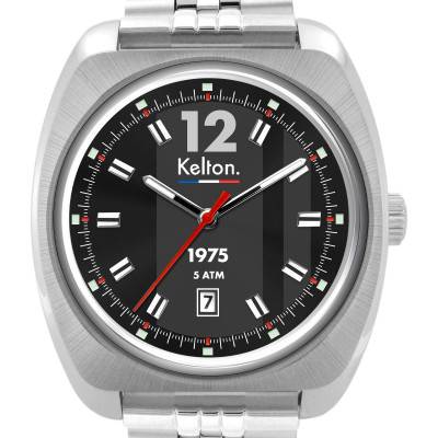Montre RC 1975 Noir Argent 9127452 - Kelton