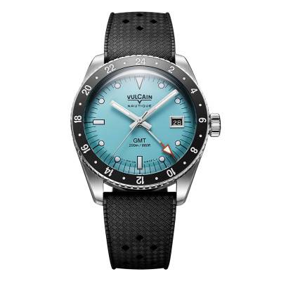 Turquoise Skindiver GMT Watch 680174BM7.BAR200 - Vulcain
