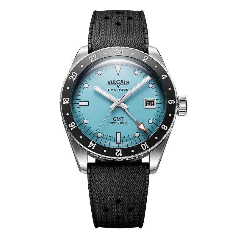 Turquoise Skindiver GMT Watch 680174BM7.BAR200 - Vulcain