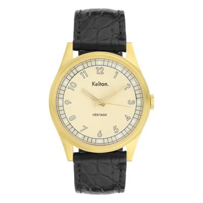 Montre Héritage Gold Croco 9127112 - Kelton