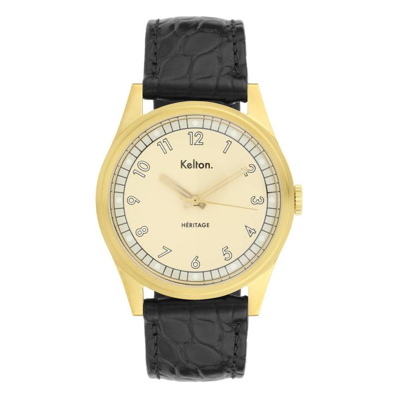 Montre Héritage Gold Croco 9127112 - Kelton