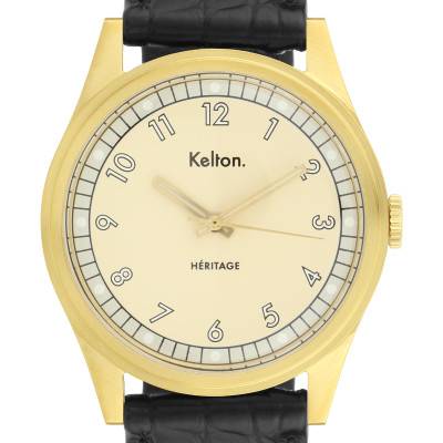 Montre Héritage Gold Croco 9127112 - Kelton