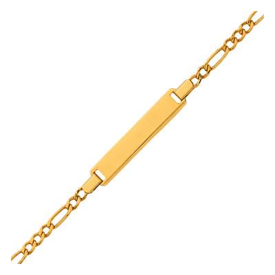 Gourmette en Or Jaune 750, Longueur 18 cm, Largeur 2,50 mm - Emanessence
