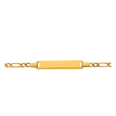 Gourmette en Or Jaune 750, Longueur 18 cm, Largeur 2,50 mm - Emanessence