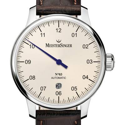 No.03 Ivory Watch 40 mm DM903 - MeisterSinger