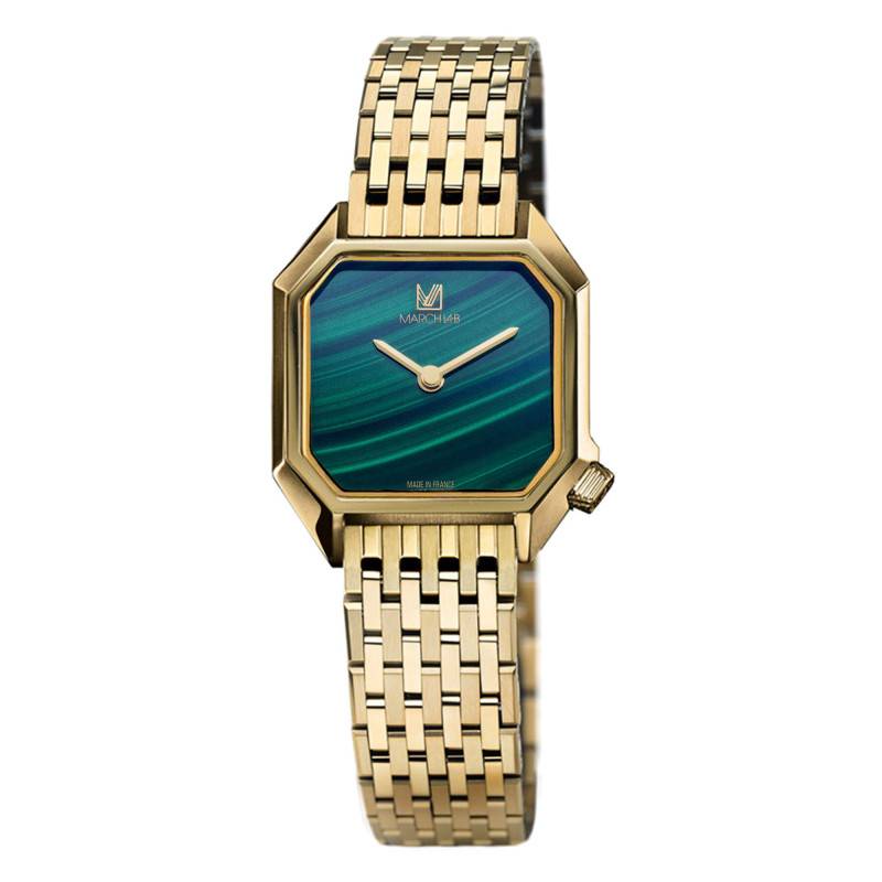 Lady Mansart Malachite Watch - March LAB