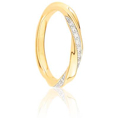 Alliance Pissarro en 2 Ors 375 & Diamants - Maison Girard