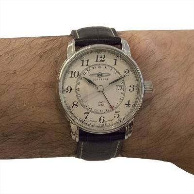 Montre LZ127 Graf Zeppelin GMT Second Time Zone 7642-5 - Zeppelin