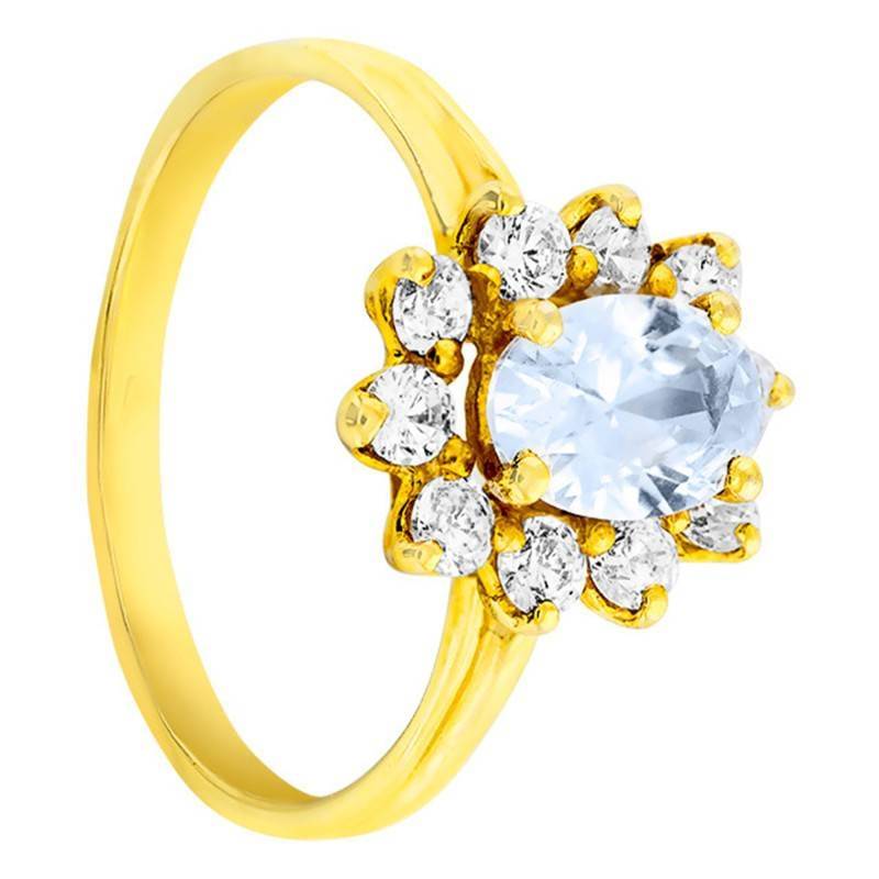 bague de fiancailles marguerite fleur