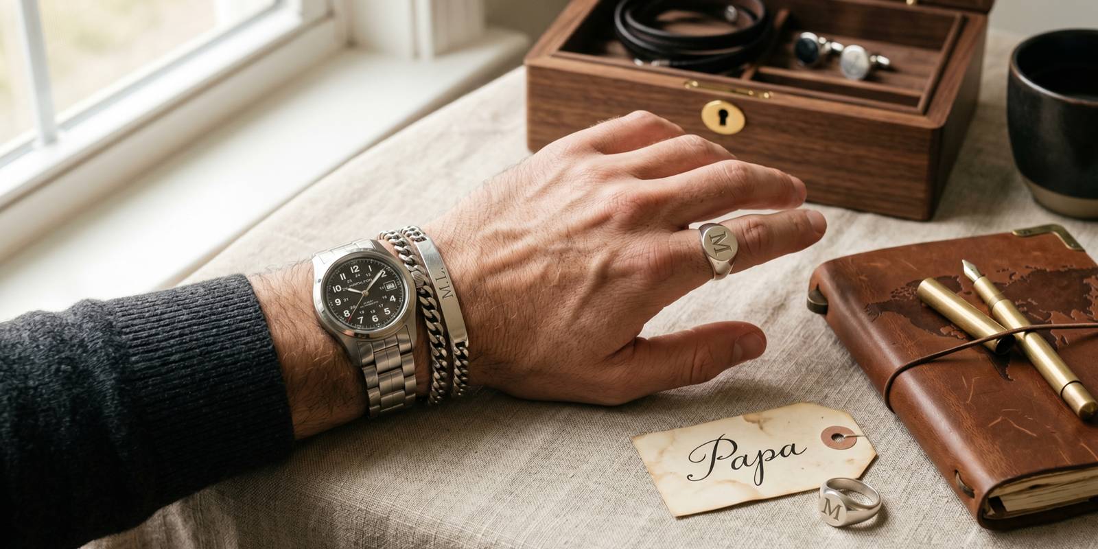 idees cadeau bijoux fete des peres papa