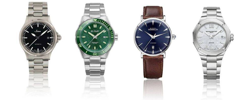 Montres automatiques avec mouvement Sellita SW200
