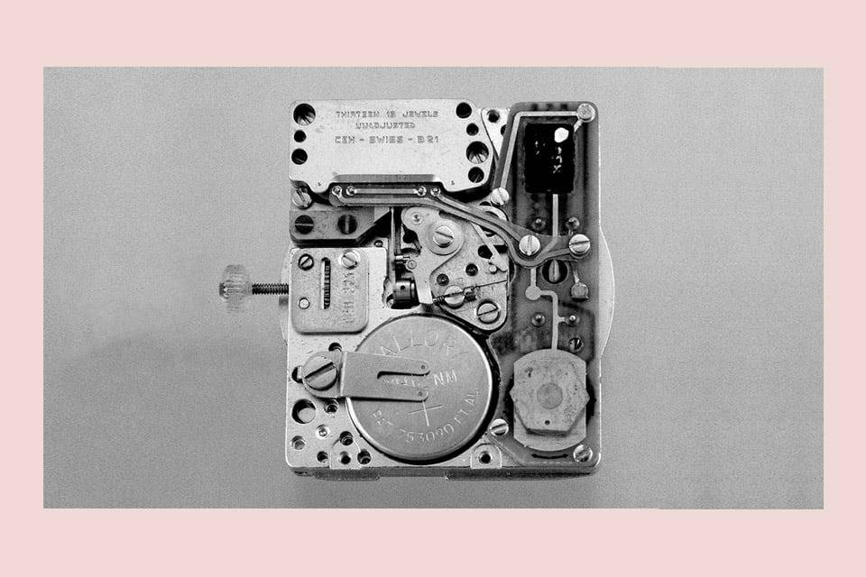 Mouvement à quartz suisse Bêta 21 du CEH, 1970 (Source : Le Petit Poussoir)