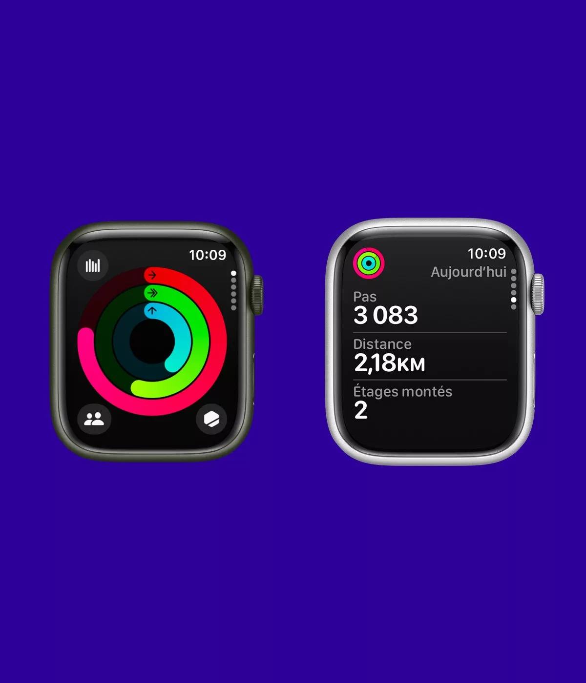 Cercles d'activité sur Apple Watch (Source : 9h41)