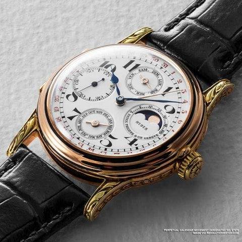 Montre Patek Philippe à quantième perpétuel, 1925 (source : Revolution Watch)