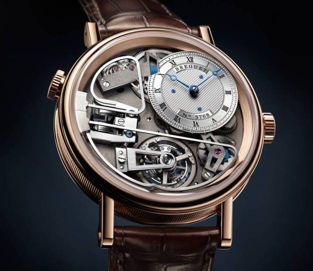 Breguet à complication répétition minutes et tourbillon (Source : Montres-de-luxe)