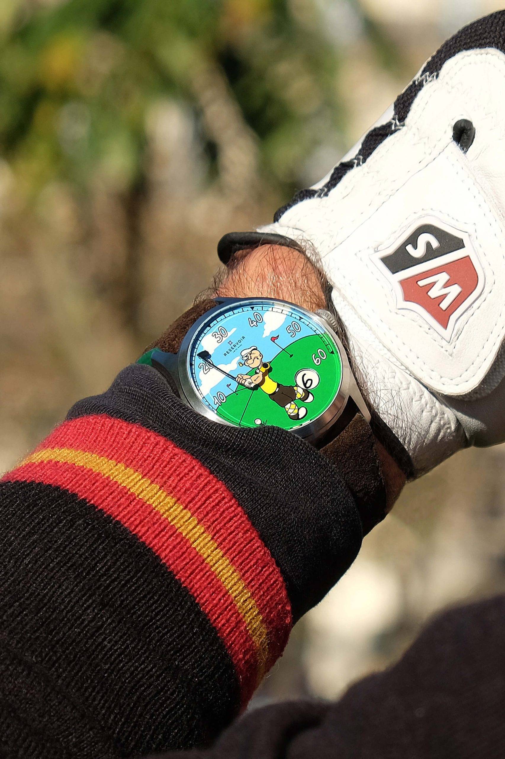 Montre Reservoir Comics Popeye (Source : Reservoir Watch)