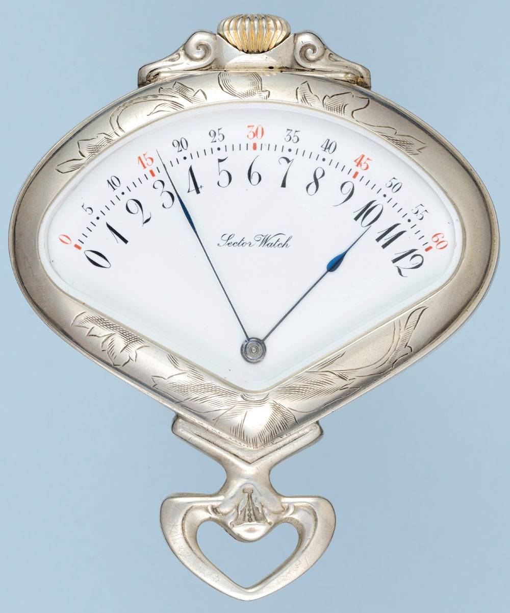 Montre « Sector Watch » par Record Watch Co, circa 1900 (Source : antique-watch.com)
