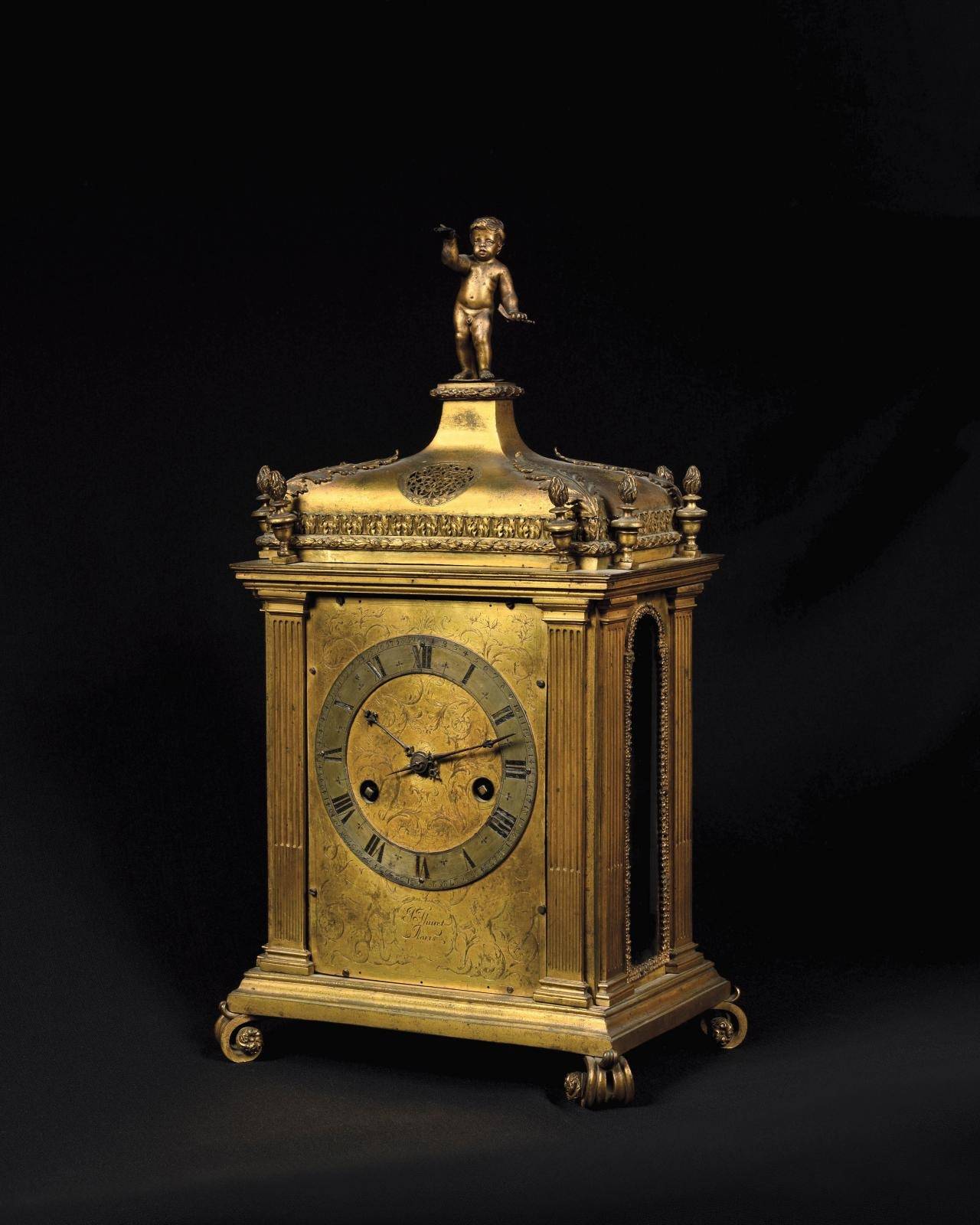 Horloge de table par Isaac Thuret, circa 1680 (Source : Gazette Drouot)