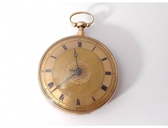 Montre de poche anonyme à sonnerie, fin 18ème / début 19ème (Source : Antiques de Laval)