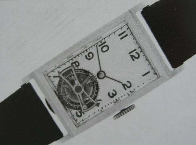 Prototype d'une Lip T18 à tourbillon, 1948 (Source : watchesz.free)